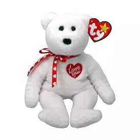 Ty Scarlett the White Bear Beanie Baby