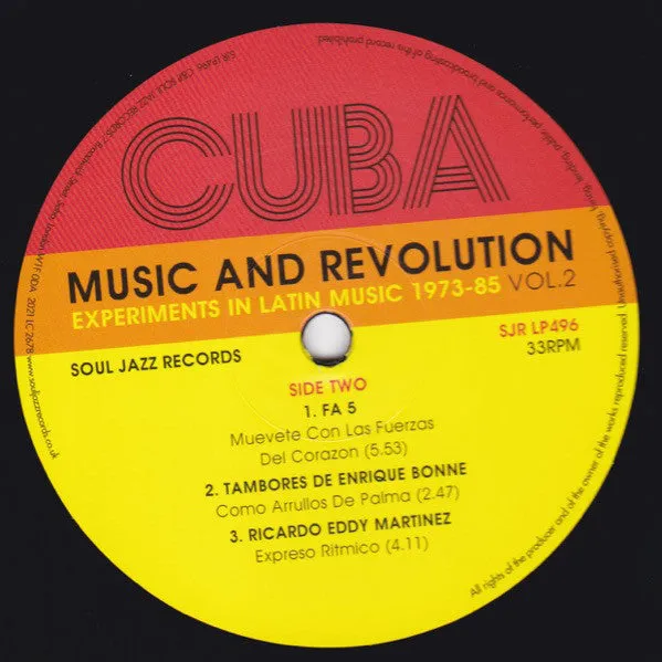 Various ~ Cuba: Music And Revolution (Culture Clash In Havana Cuba: Experiments In Latin Music 1973-85 Vol. 2)