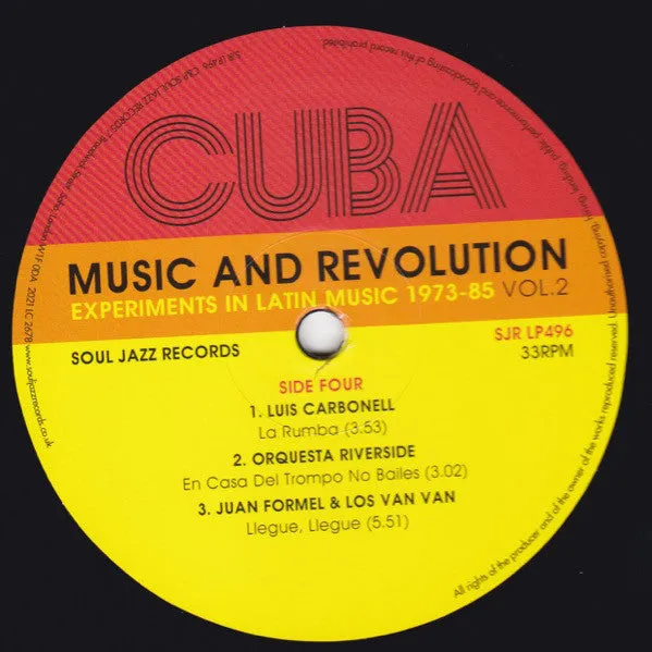 Various ~ Cuba: Music And Revolution (Culture Clash In Havana Cuba: Experiments In Latin Music 1973-85 Vol. 2)