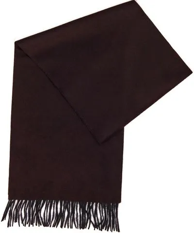 Venture Latin Women's Brown / Black Baby Alpaca Scarf Chestnut Brown