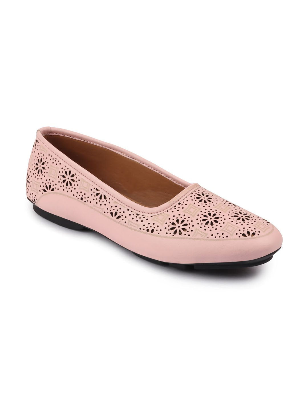 Women Pink Flat Slip On Ballerina