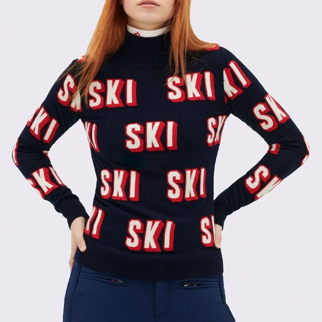 Womens 3D Wool Sweater