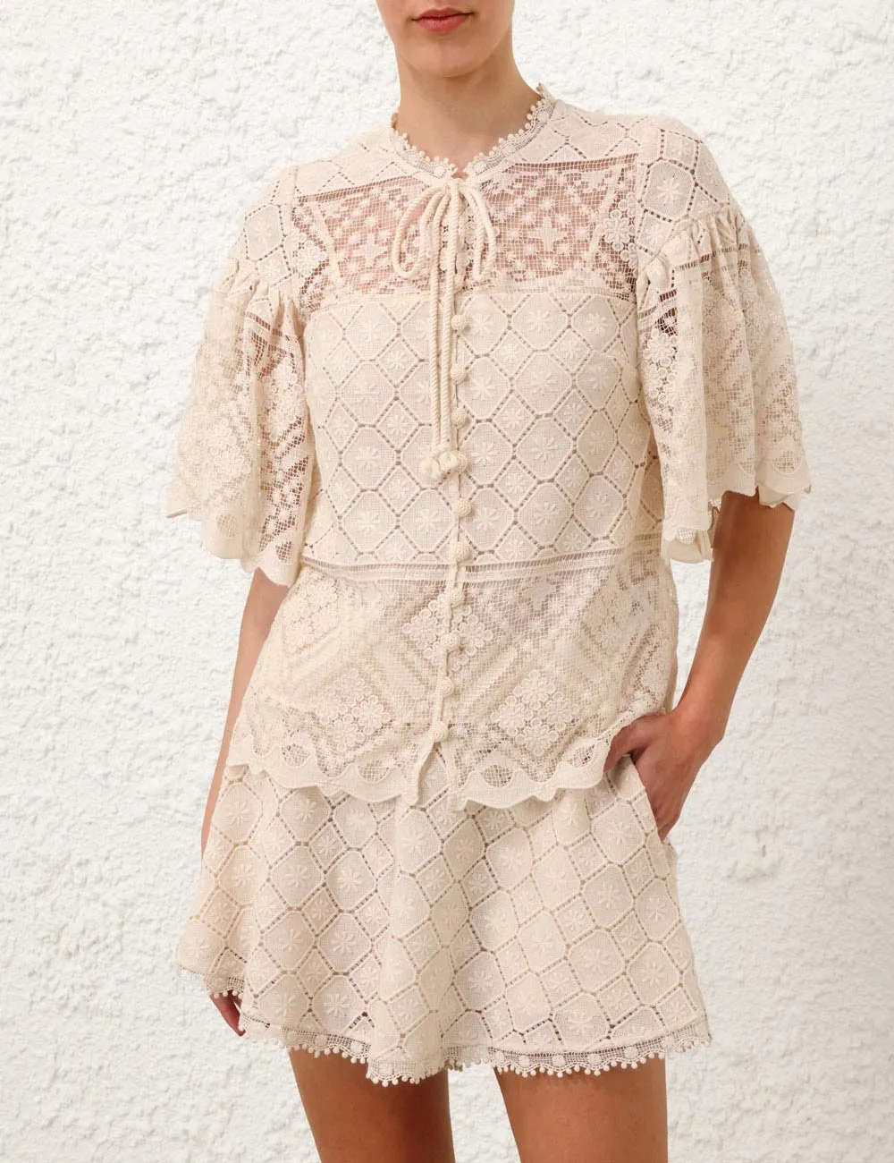 Wylie Crochet Blouse